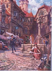 A young man was watching her, from The Child of the Air